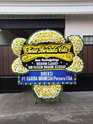 Papan Bunga Duka di Babakan Sari