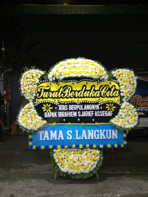 Papan Bunga Duka di Babakan Sari
